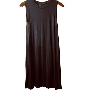 Daily Ritual Dress S Sleeveless A-Line T-Shirt Navy Blue minimalist